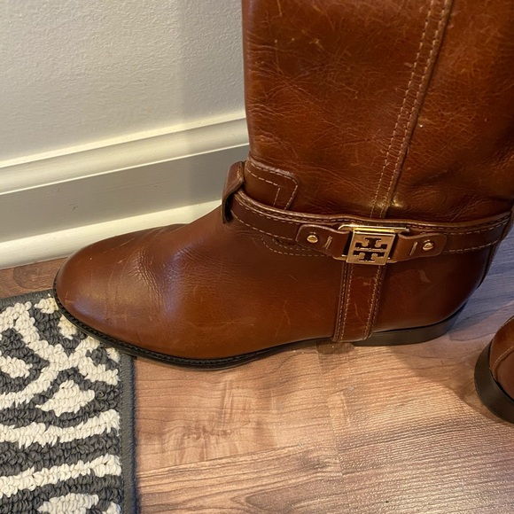 Tory Burch Brown Riding Boots - Picture 2 of 4